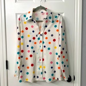 Multicolor Polkadot blouse
